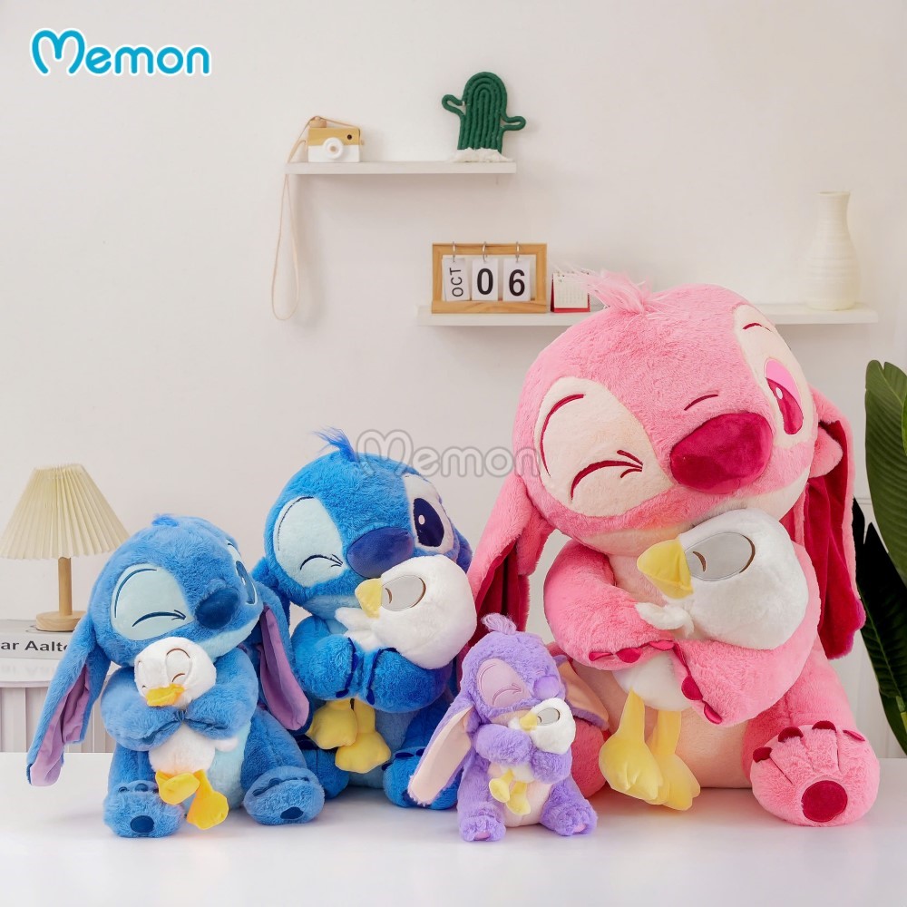 Gấu Bông Stitch Ôm Vịt