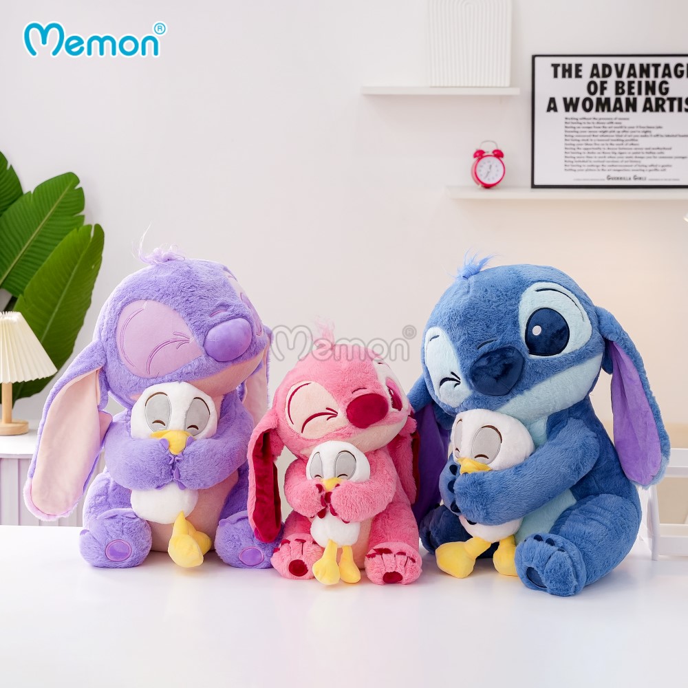 Gấu Bông Stitch Ôm Vịt