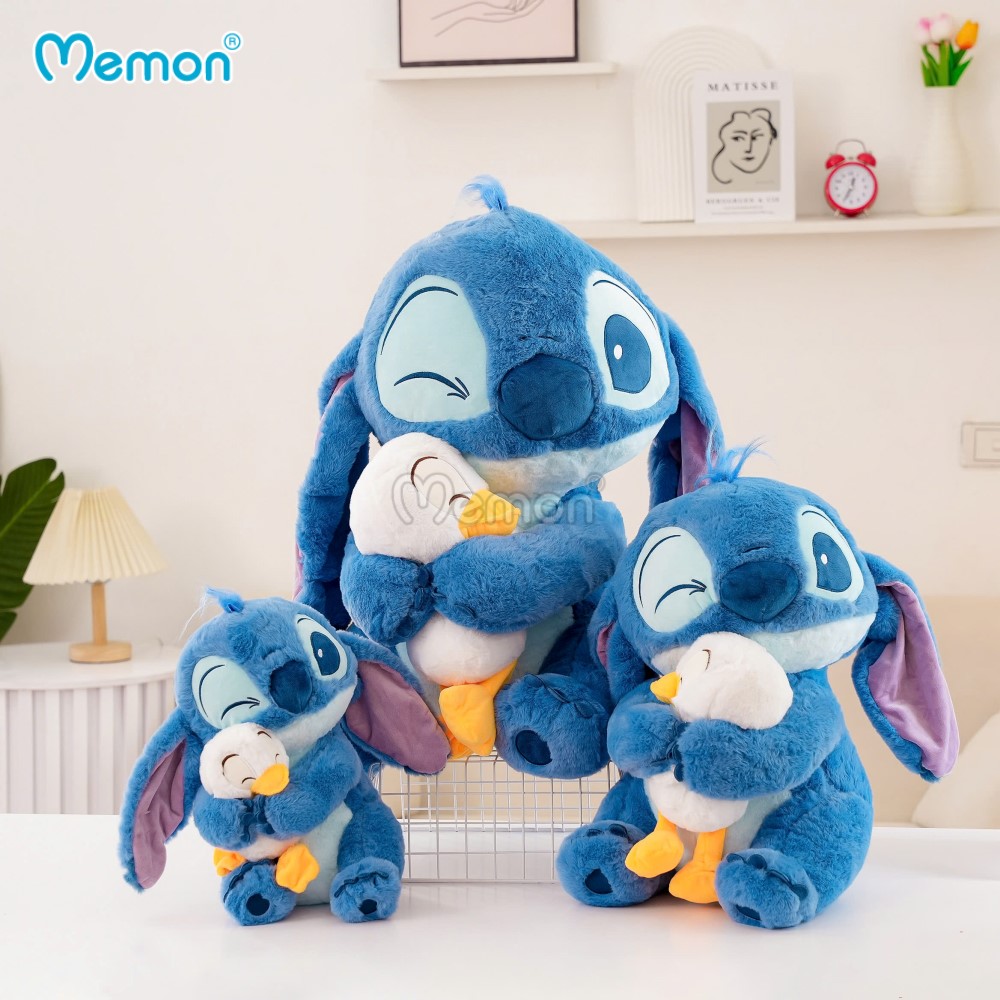 Gấu Bông Stitch Ôm Vịt