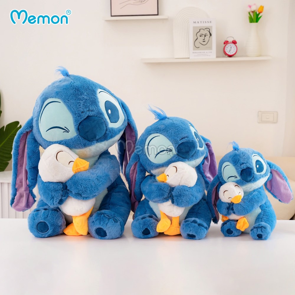 Gấu Bông Stitch Ôm Vịt