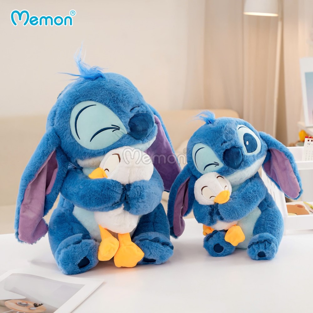 Gấu Bông Stitch Ôm Vịt