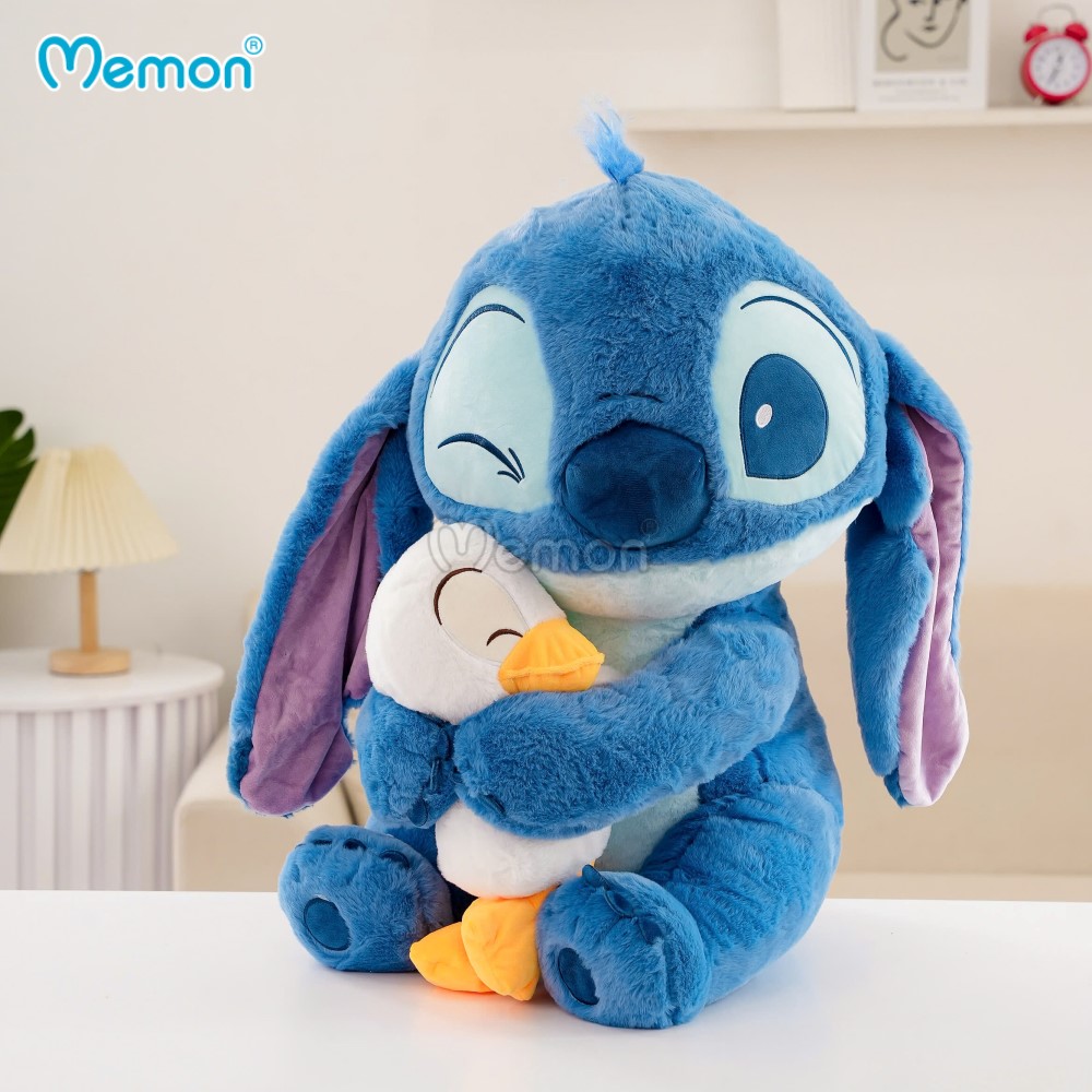 Gấu Bông Stitch Ôm Vịt
