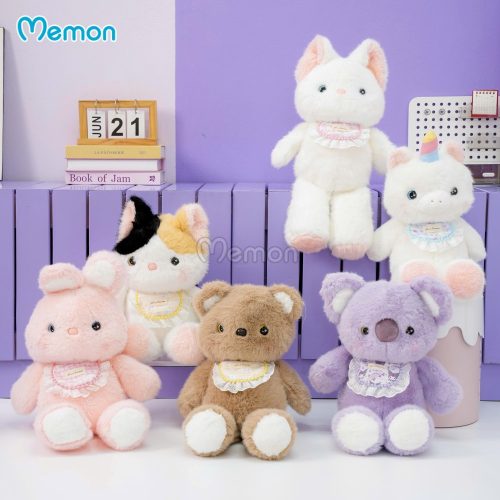Bộ Thú Bông Đeo Yếm Bèo