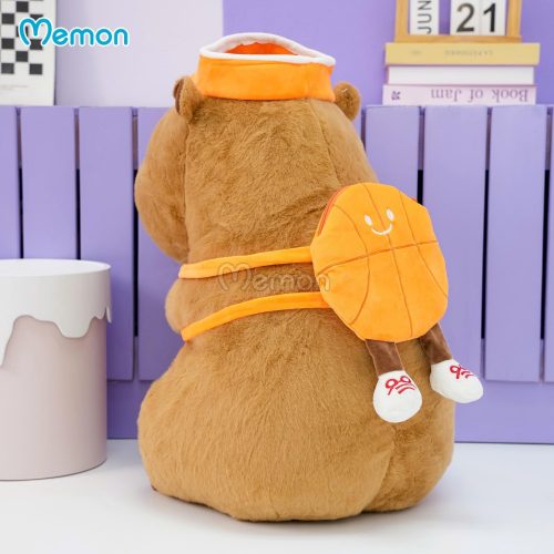 Gấu Bông Capybara Thể Thao - Đeo Bóng