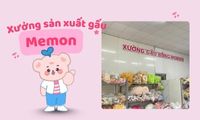 Xưởng Sản Xuất Gấu Bông Memon – Chuẩn Xưởng, Chất Lượng Cao, Giá Tốt