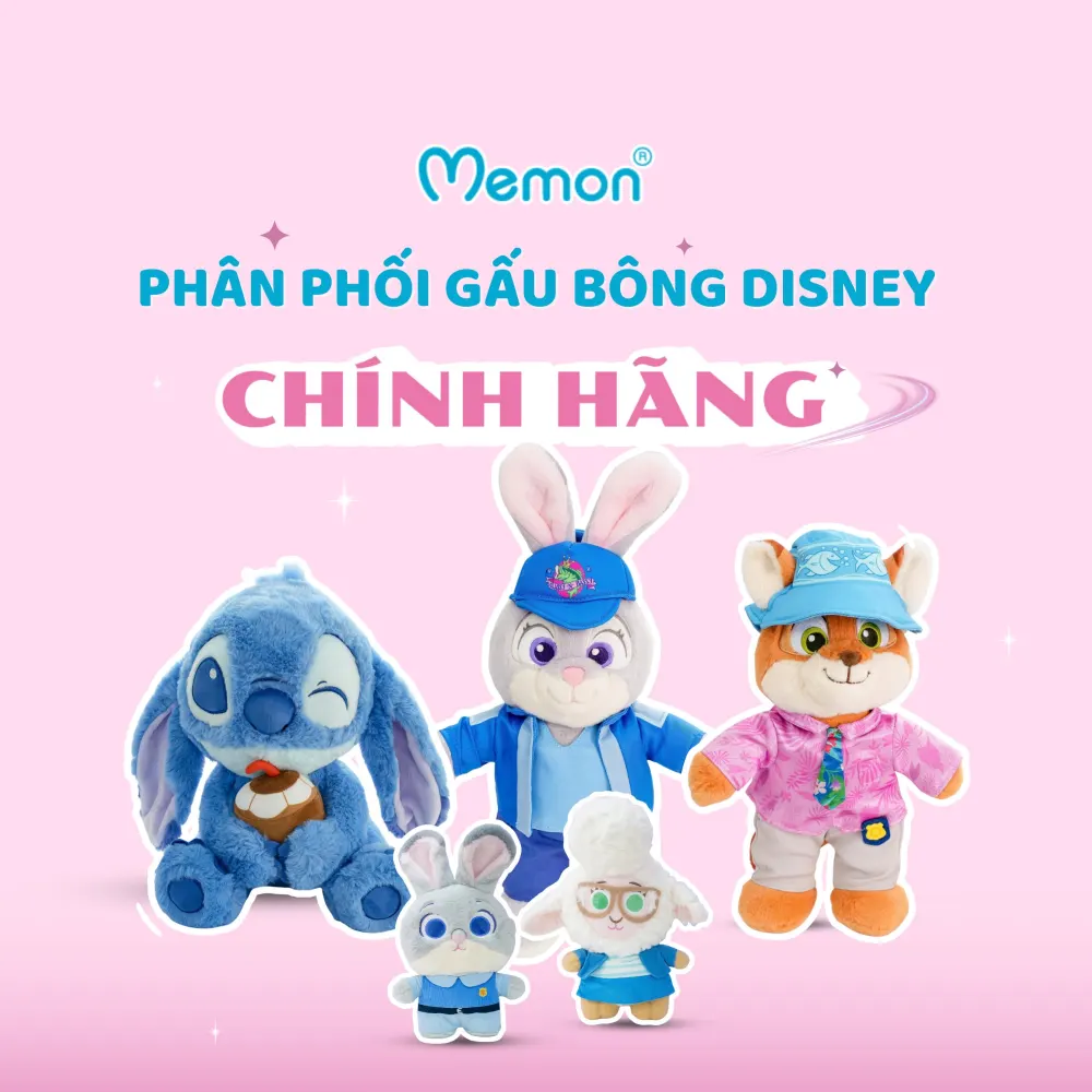 Memon - Xưởng Phối Gấu Bông Disney Chính Hãng 