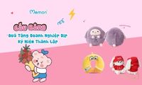 Quà Tặng Doanh Nghiệp Dịp Kỷ Niệm Thành Lập: Tại Sao Gấu Bông Thiết Kế Là "Chìa Khóa" Gắn Kết?