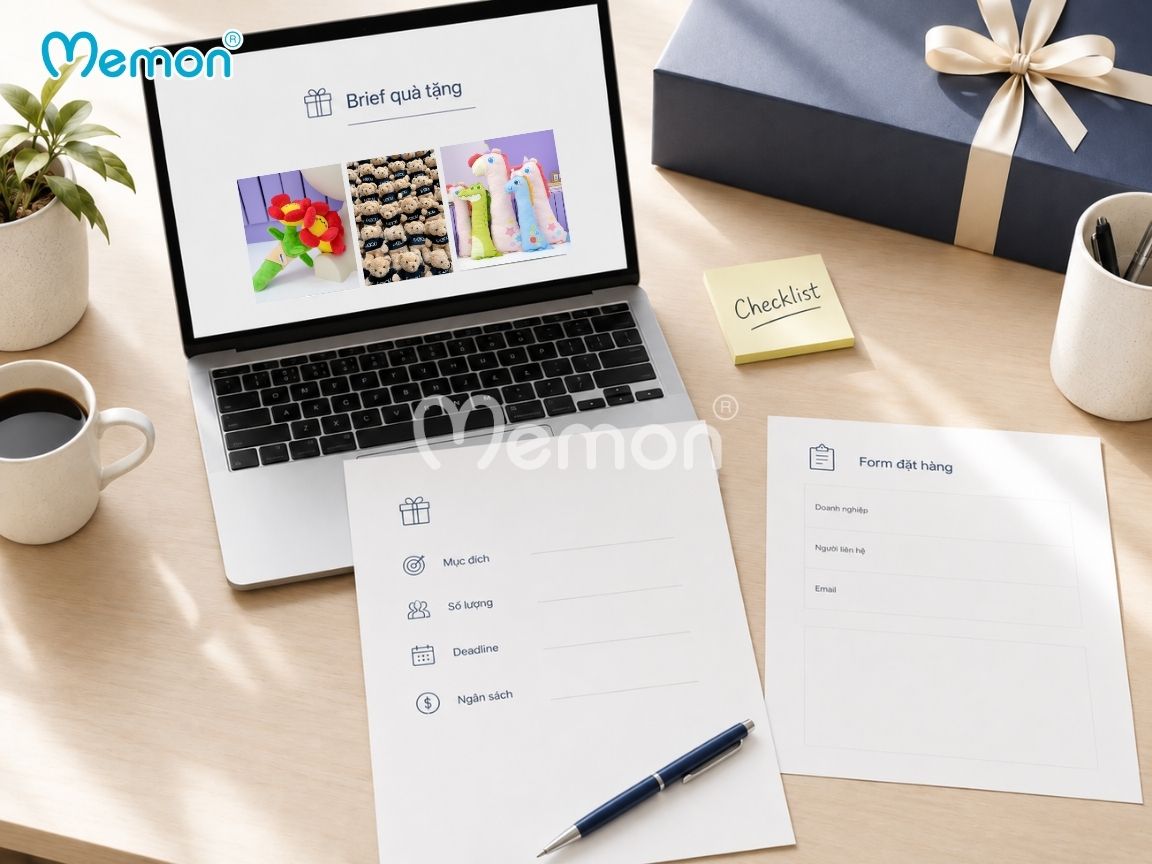 Brief quà tặng doanh nghiệp trước khi đặt hàng custom