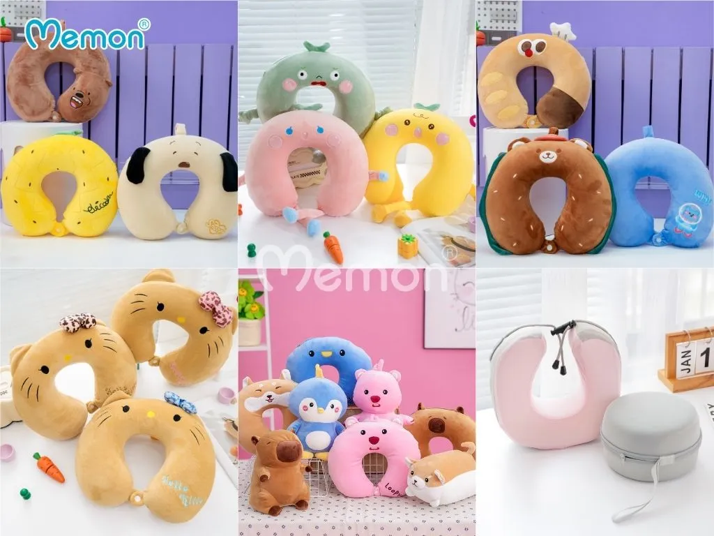 Gối cổ làm quà cho chuyến đi công ty