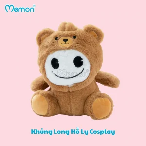 Khủng Long Hồ Ly Cosplay Gấu Nâu