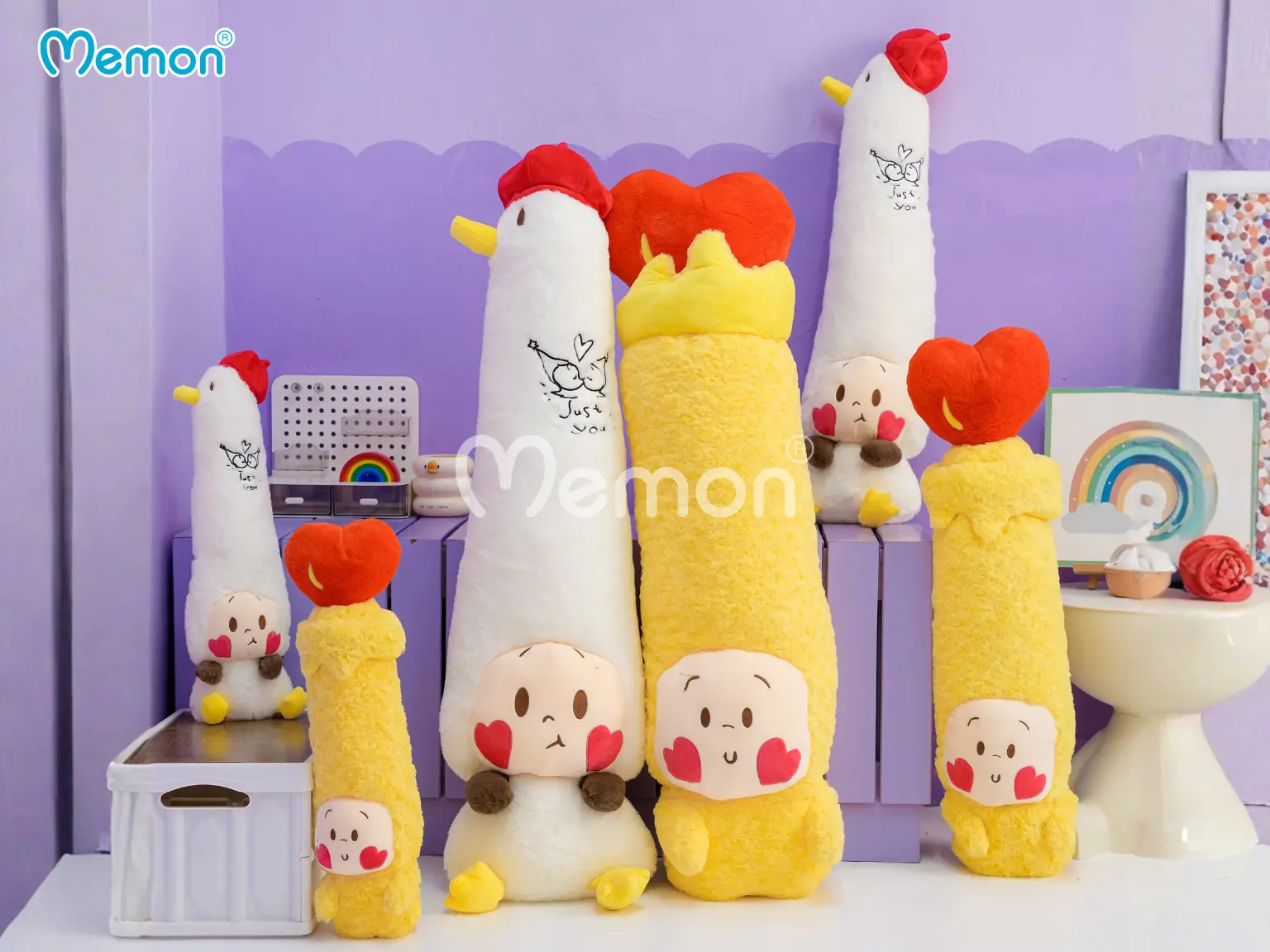 Gối ôm Twinkle má tim