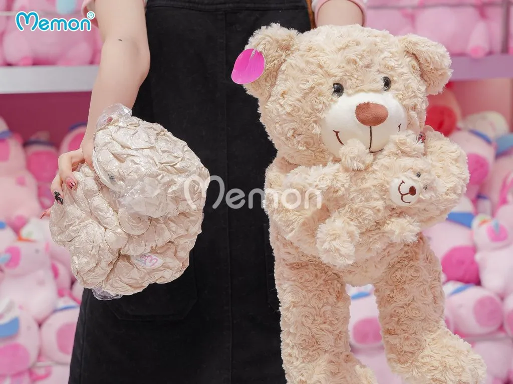 Hút chân không gấu bông tại Memon