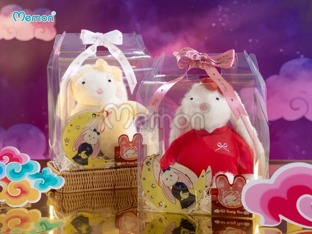 Set quà Trung thu có tag thiệp bao bì riêng